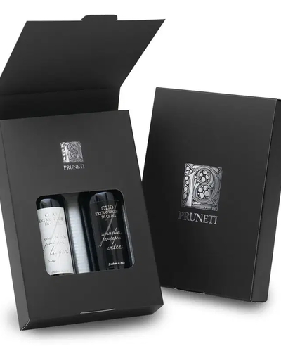 Pruneti Black & White Collection – Poklon Set Maslinovih Ulja (2 x 250 ml)